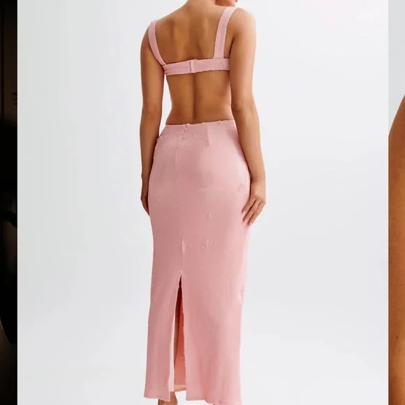 Meshki pink Andoria  Sequin cut out maxi  Dress - Picture 2 of 4